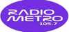 Logo for 105.7 Radio Metro