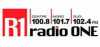 Logo for Radio One (R1)