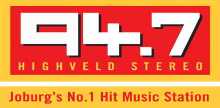 94. 7 highveld stereo joburg no. 1 hit music station