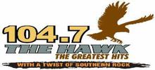 Logo for The Hawk 104.7