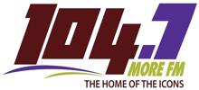 Logo for 104.7 MORE FM
