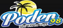 Logo for Poder 98.7 FM
