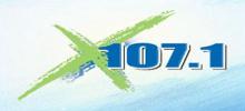 Logo for X107.1 FM
