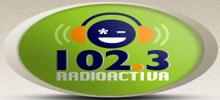 Logo for 102.3 Radioactiva
