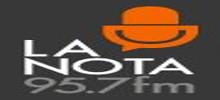 Logo for La Nota 95.7 FM
