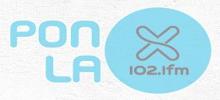 Logo for La X 102 FM