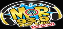 Logo for MOR 93.9 Legazpi