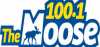 Logo for 100.1 Moose FM