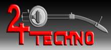 Logo for 24 Techno Radio
