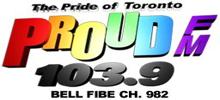 Logo for PROUD FM