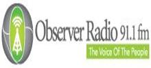 Logo for Observer Radio 91.1 FM