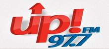 Logo for UP 97.7 FM