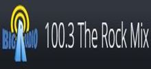 Logo for 100.3 The Rock Mix