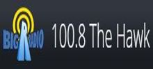 Logo for 100.8 The Hawk