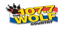 Logo for 107.7 The Wolf