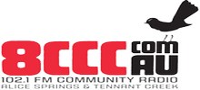 Logo for 8CCC 102.1 FM