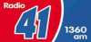 Logo for Radio 41 1360 AM