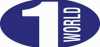 Logo for 1 World Radio