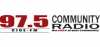 Logo for 97.5 Community Radio