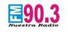 Logo for Nuestra Radio 90.3 FM