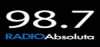 Logo for 98.7 Radio Absoluta