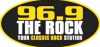 Logo for 96.9 The Rock