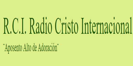 RCI Radio Cristo Internacional