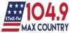 Logo for 104.9 Max Country