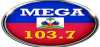 Logo for Radio Mega Haiti 103.7 FM