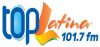 Logo for Top Latina 101.7 FM