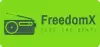 Logo for FreedomX Radio