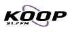 Logo for KOOP 91.7 FM
