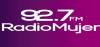 Logo for Radio Mujer 92.7 FM