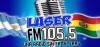 Logo for LASER FM 105.5