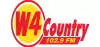Logo for W4 Country 102.9 FM