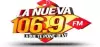 Logo for La Nueva 106.9 FM