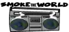 Logo for Smoke The World Radio