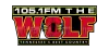 Logo for 105.1FM The Wolf