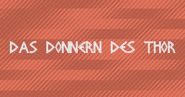 Das Donnern Des Thor