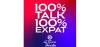 100% Talk 100% Expat Logo